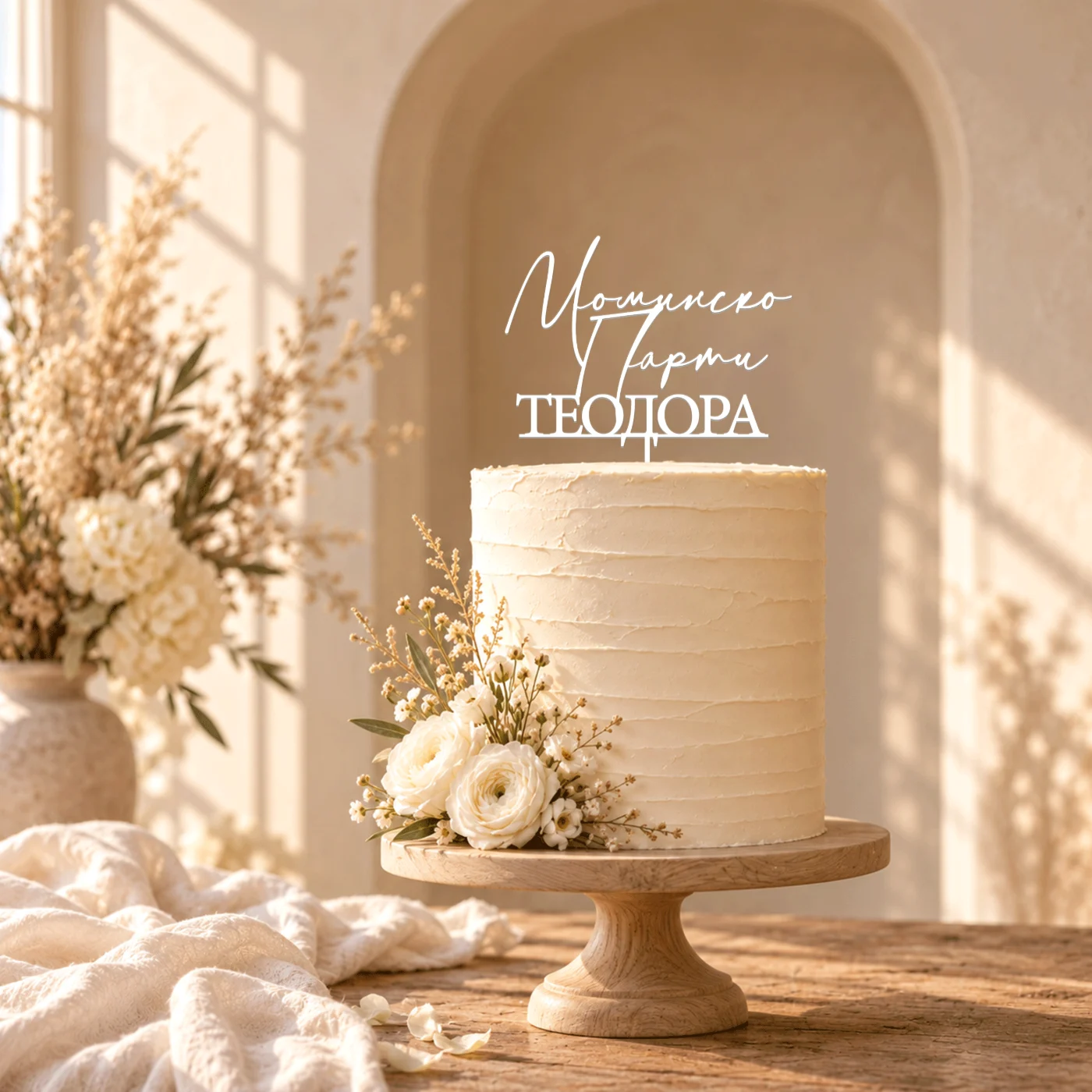 Топер за торта Селена - за моминско парти – снимка 9