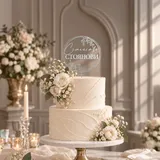 Топер за сватбена торта Мира – снимка 7